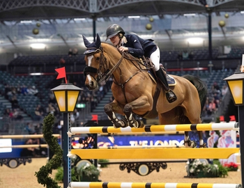 Georgia Tame heads the Voltaire Design Under 25 British Championship Qualifier at Olympia, The London International Horse Show